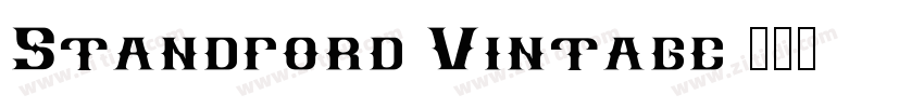 Standford Vintage字体转换